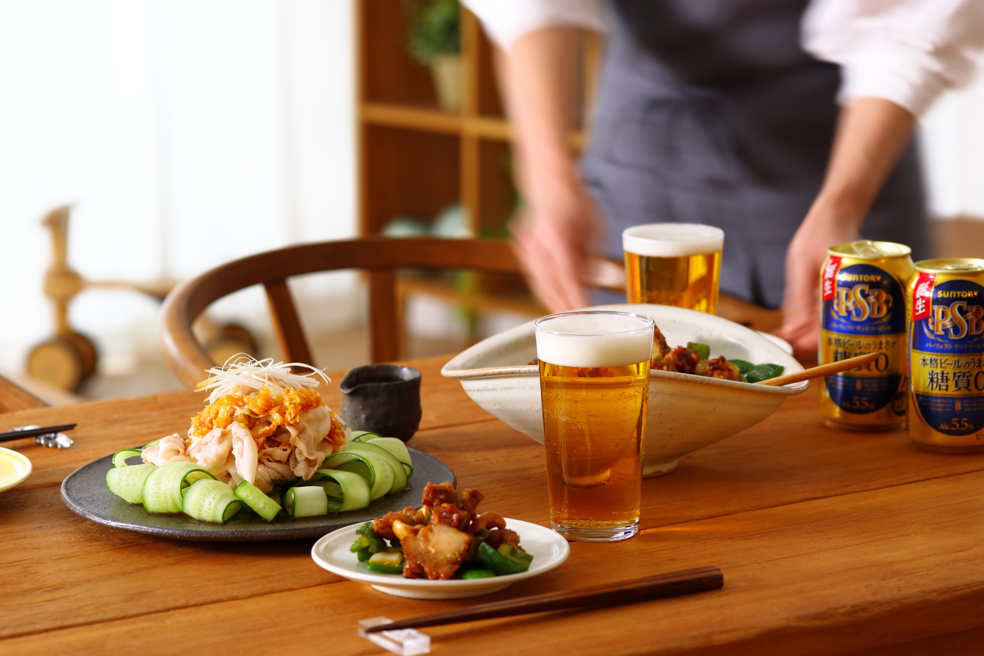 極薄豚しゃぶが決め手!ビールを呼ぶ10分中華 #2