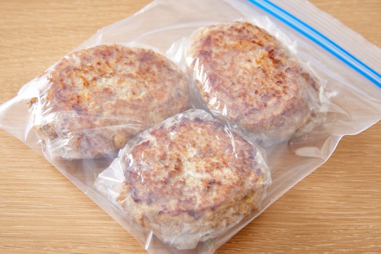 ハンバーグの冷凍保存