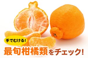 手でむける気軽さが人気！トライアルの最旬柑橘類をチェック