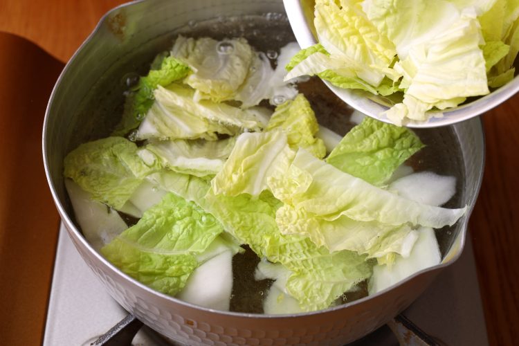 白菜の冷凍保存の方法