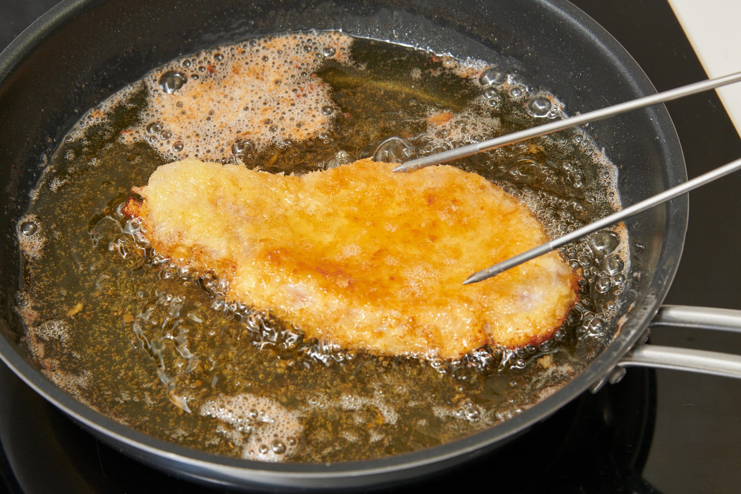 トンカツの作り方、揚げ時間