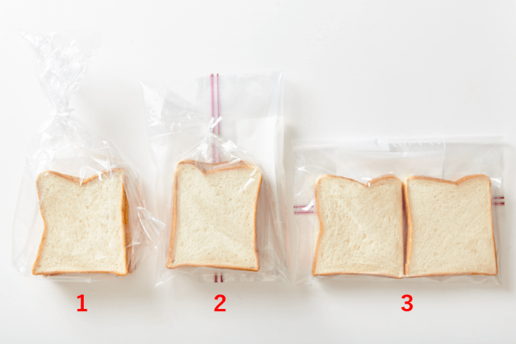 食パンの冷凍方法：検証パターン