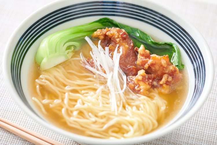唐揚げのっけ塩ラーメン