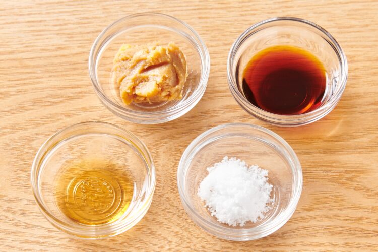 味噌＋醤油＋砂糖＋ごま油