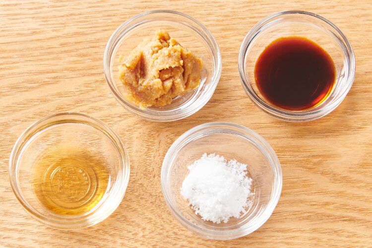 味噌＋オイスターソース＋砂糖＋ごま油