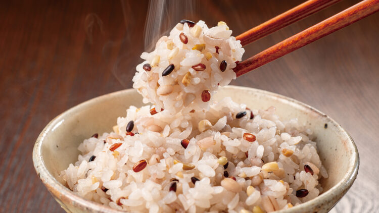 玄米・雑穀米・オートミールなどの主食