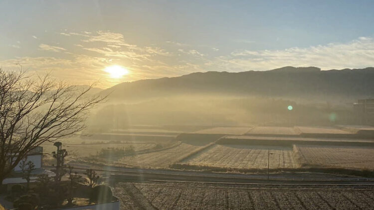 宮若市の山間に突如現れる、宮若温泉郷