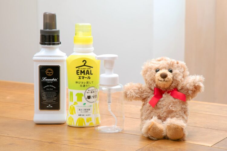 ぬいぐるみを拭き洗いに必要な道具