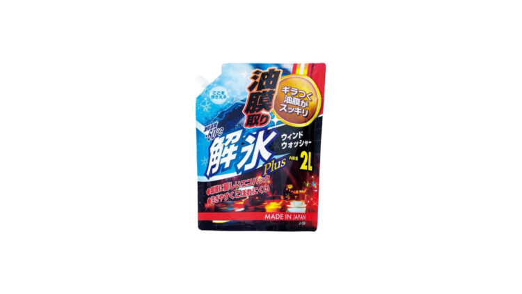 油膜取りウォッシャー解氷PLUS パウチ 2L 399円(税込)