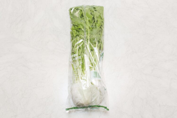 野菜室での水菜の保存方法