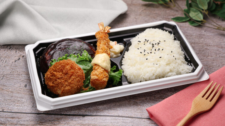 ハンバーグ＆エビフライ弁当