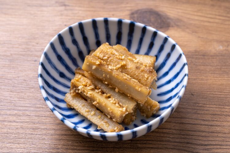 ゴボウアク抜き料理