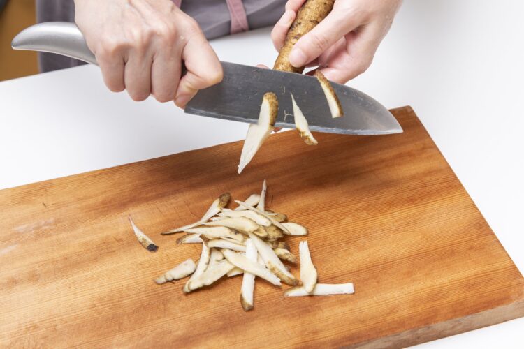 ゴボウのささがき