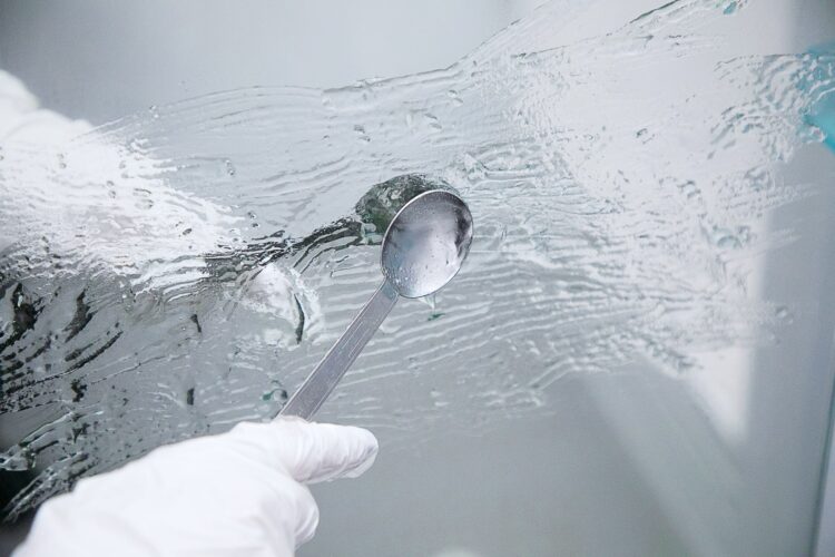 ペースト状にしたクエン酸