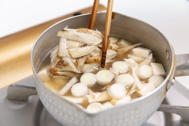 冷凍ゴボウの解凍方法