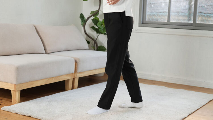 美しいシルエットの着用イメージ