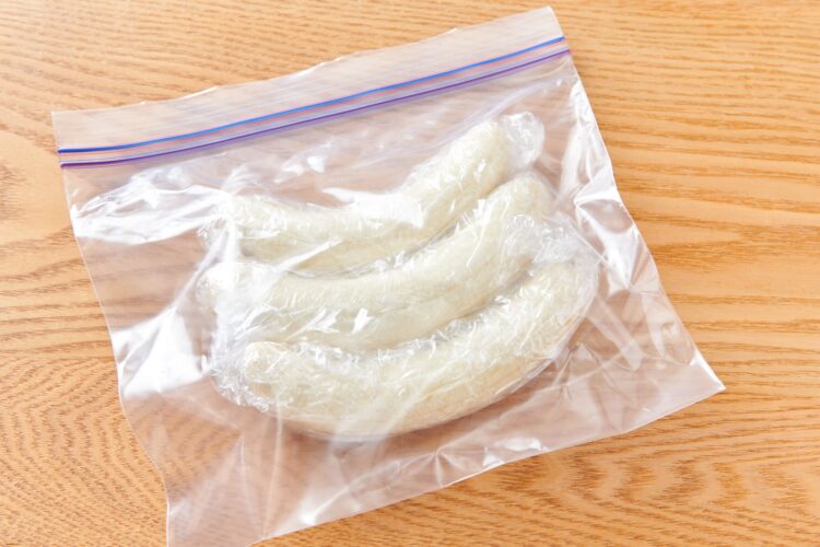 バナナの冷凍保存