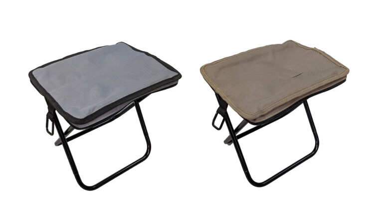 軽くて持ち運びらくらく「アルミポーチチェア」