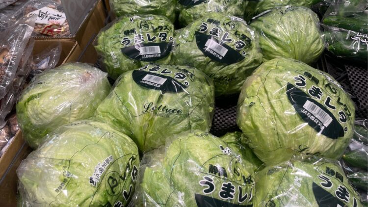 レタス売り場