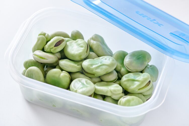 そら豆の冷蔵保存法