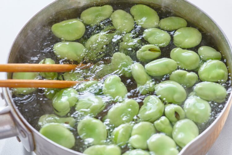 そら豆の基本的な茹で方