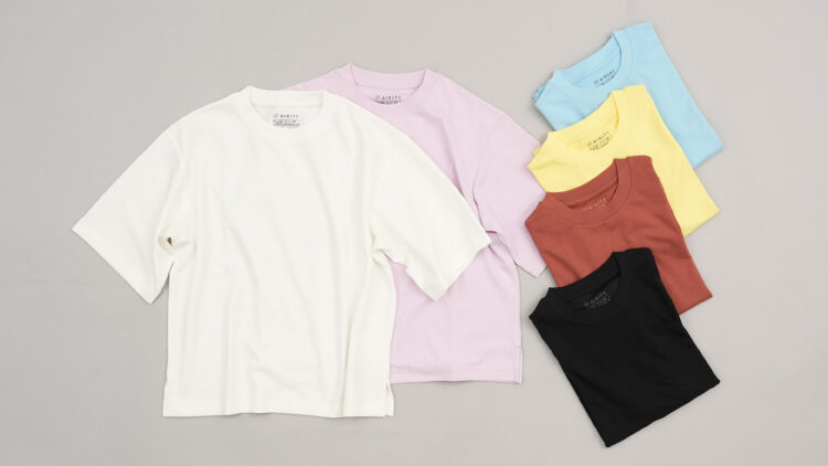 エアリティオーバーサイズTシャツのレディースカラー