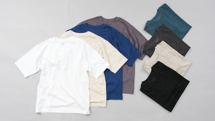 「エアリティオーバーサイズTシャツ」のラインナップ