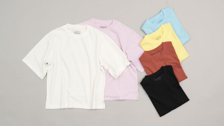 「エアリティオーバーサイズTシャツ」のレディースラインナップ