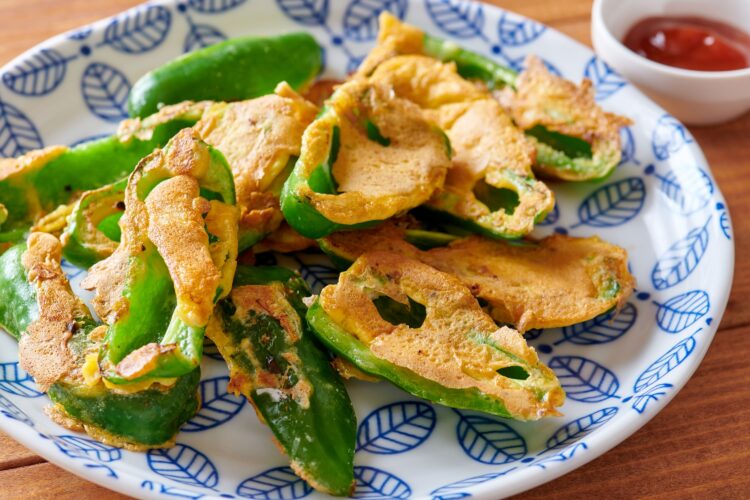 ピーマンのピカタ