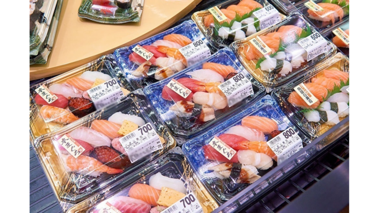 売り場のお寿司