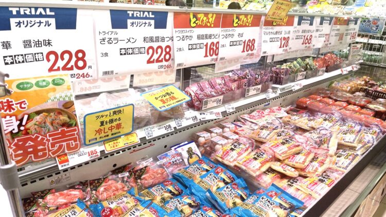 商品ごとのPOPを目印に、お買い物をもっと楽しく