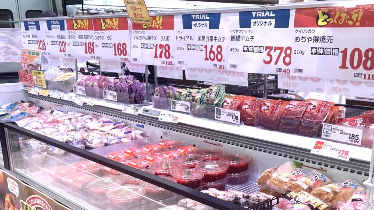 わかりやすいPOPで快適なお買い物を