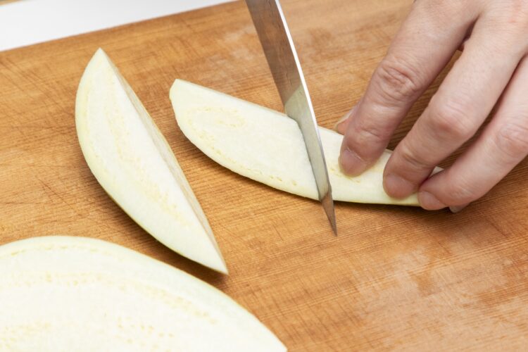 ナスを蒸してから冷凍する方法
