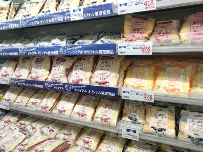 チーズ売り場