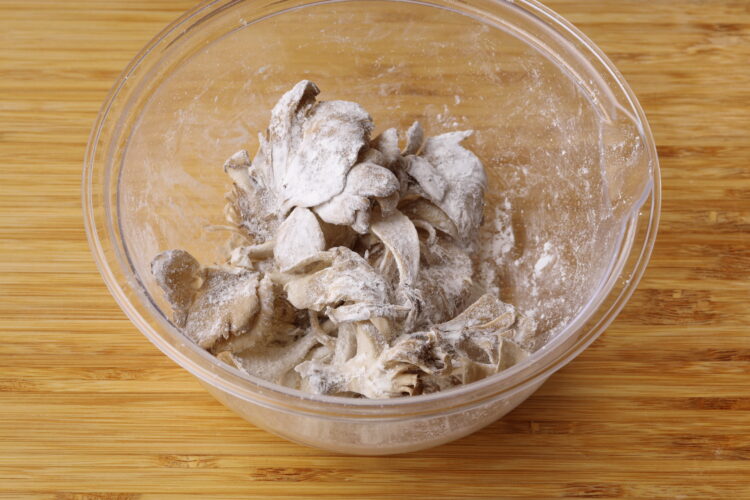 まいたけの下準備