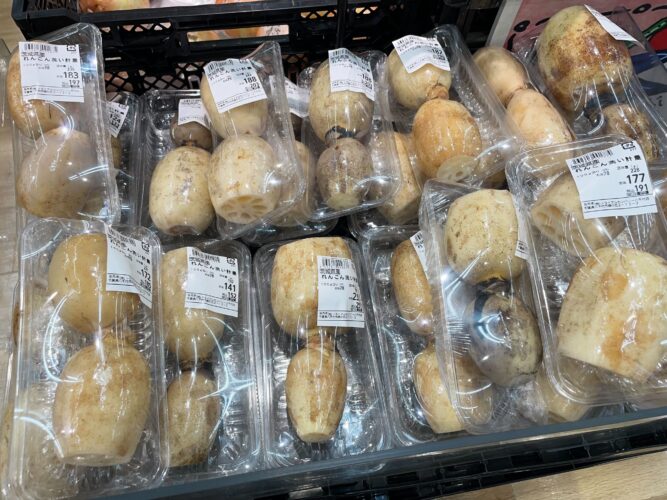 レンコン売場