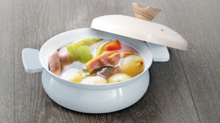 IH対応軽量土鍋風セラミック卓上鍋