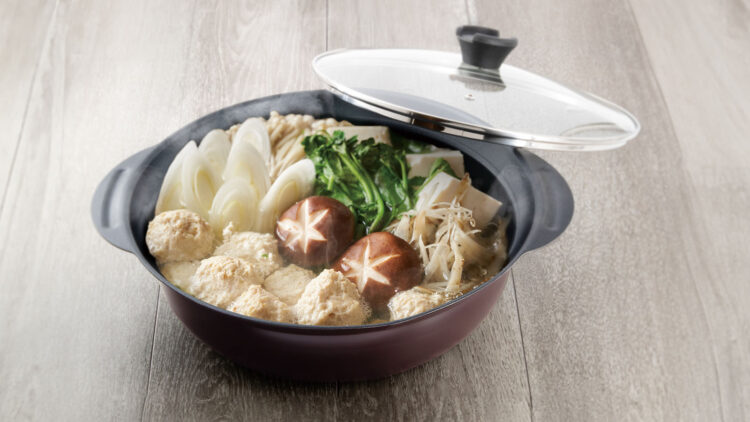 IH対応ふきこぼれにくい卓上鍋