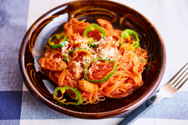 春雨のナポリタン
