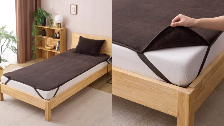 背中まで暖かい!ズレ防止設計