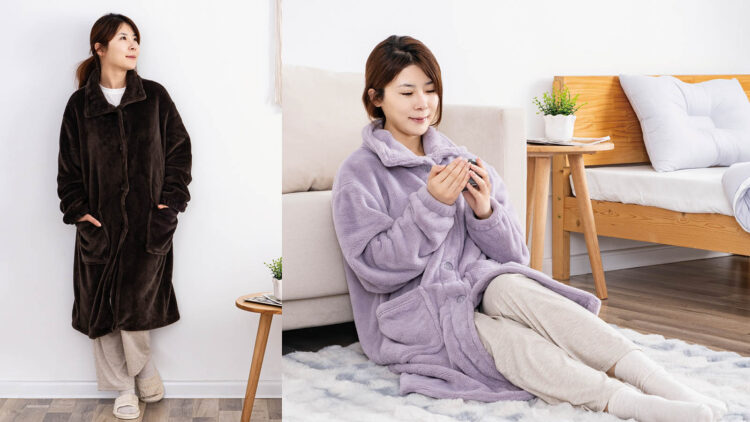 なめらか着る毛布