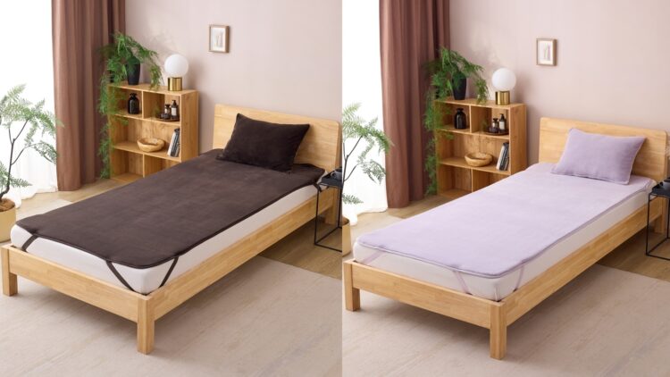 なめらか敷く毛布