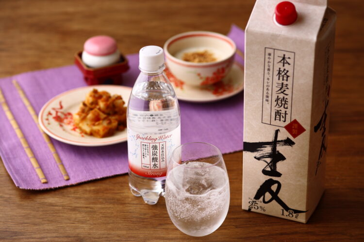 1年のスタートに鋭気を養う餅料理と、クリアな喉越しの一杯