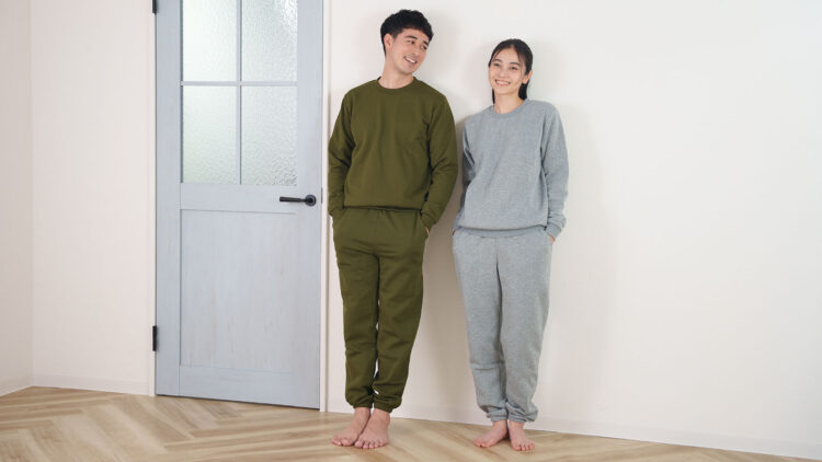 あったか裏起毛スウェット上下セット