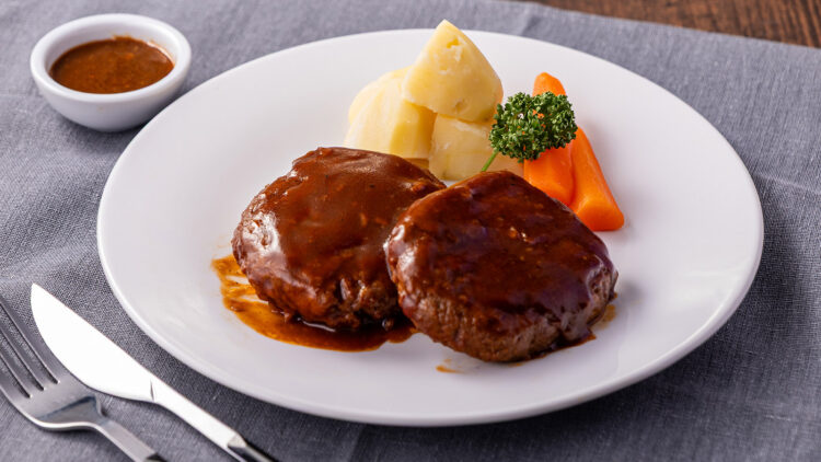 やわらか煮込みハンバーグ