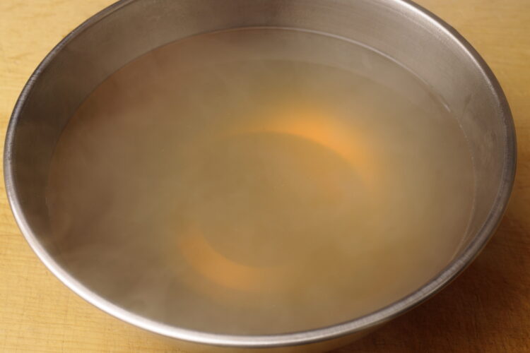 出汁の完成