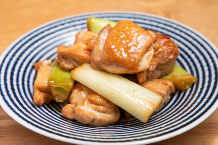 長ネギ香る照り焼きチキン