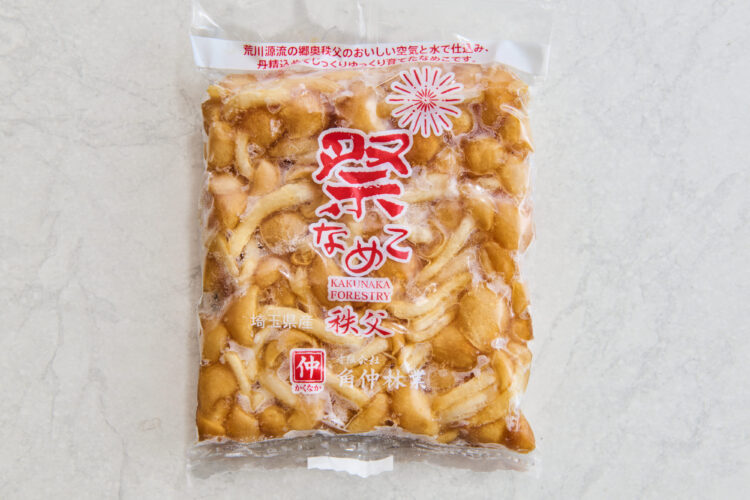 未開封の袋入りなめこ