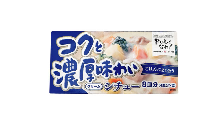 〈おいしくなれ！〉コクと濃厚味わい クリームシチュー 140g（8皿分） 本体価格178円（税込192円）