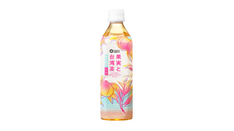 〈みなさまのお墨付き/支持率86.5％〉果実と台湾茶 凍頂烏龍茶×ピーチ 500ml 本体価格128円（税込138円）